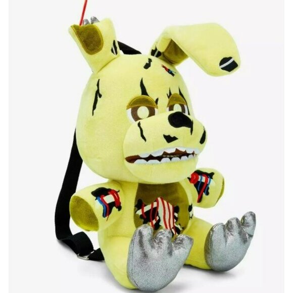 Five Nights At Freddy's FNAF Springtrap Plush Mini Backpack NEW - Picture 2 of 6